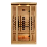 Golden Designs 2-Person Full Spectrum Infrared Sauna w/ Himalayan Salt Bar