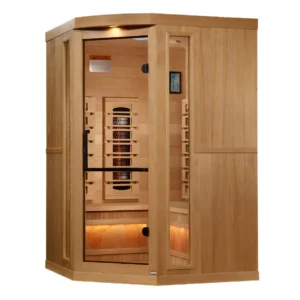 Golden Designs Corner 3-Person Infrared Sauna